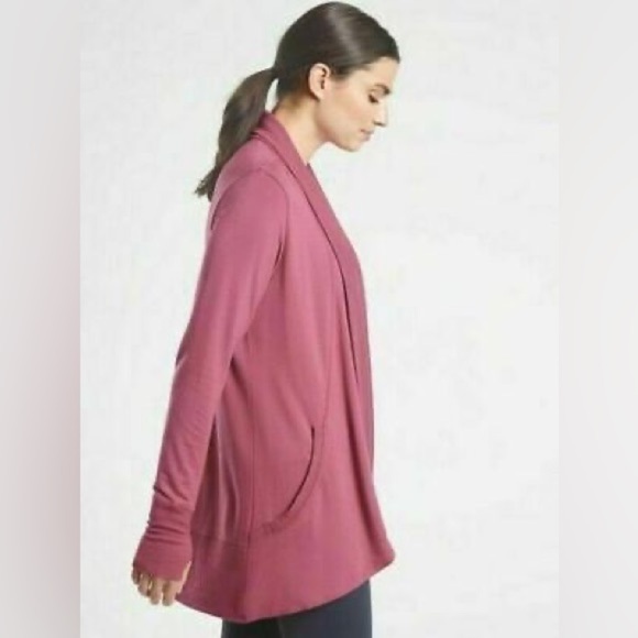 Athleta Pranayama Wrap Victorian Berry Size L - Picture 2 of 13